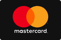 A mastercard logo is shown on top of a black background.